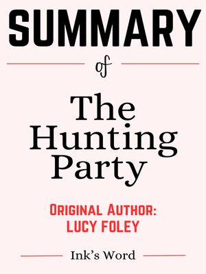 cover image of Study Guide of the Hunting Party by Lucy Foley